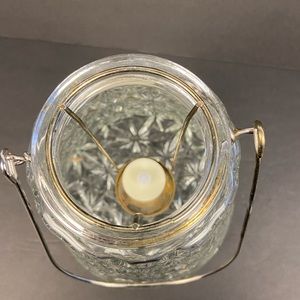 Vintage large reflective tea light Candle lantern heavy great quality